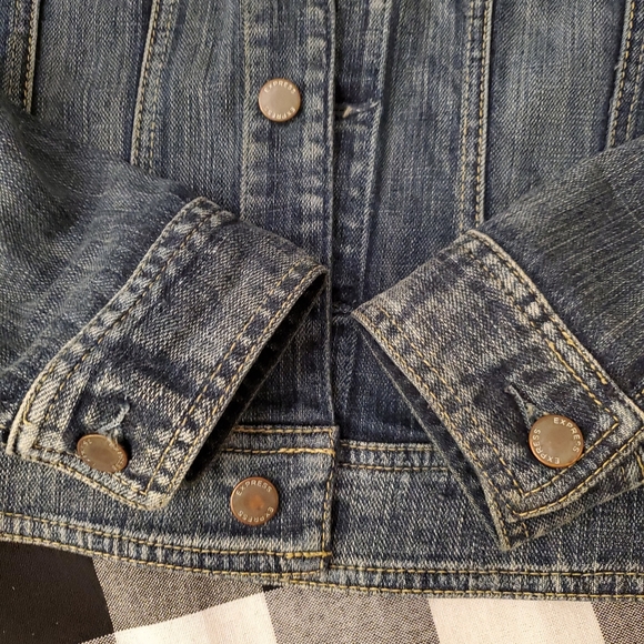 🎉HP🎉 EXPRESS Women's Small Denim Jean Jacket - Picture 4 of 5